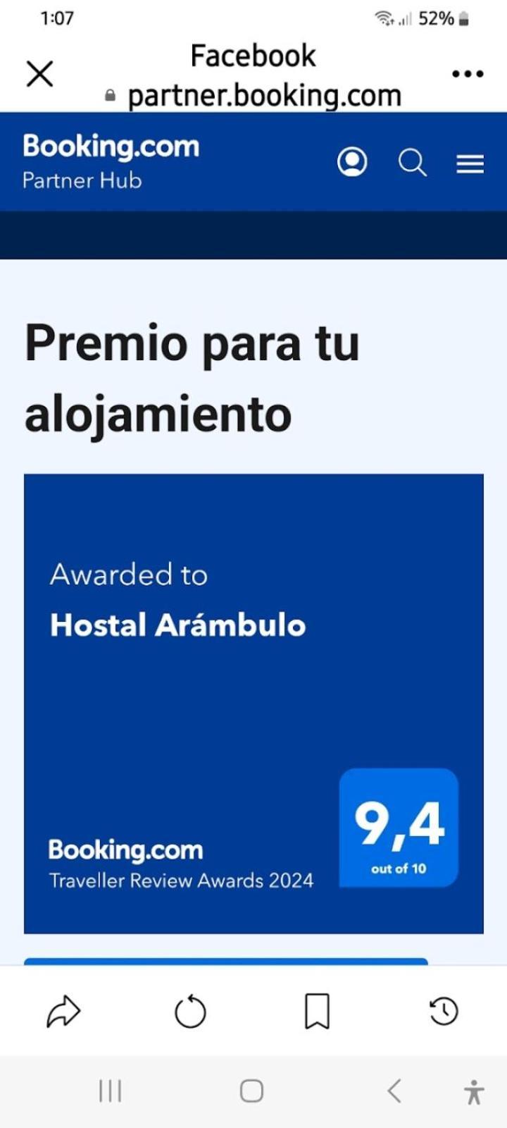 Hostal Arambulo Villavieja Exterior photo
